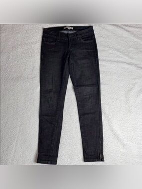 Forever 21 Black wash Jeans zipper bottoms Denim 
Size 24